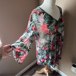 Tropical Swim Cover-up